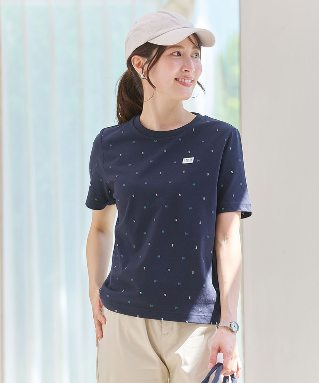 モチーフロゴ プリントTシャツ【吸汗速乾】