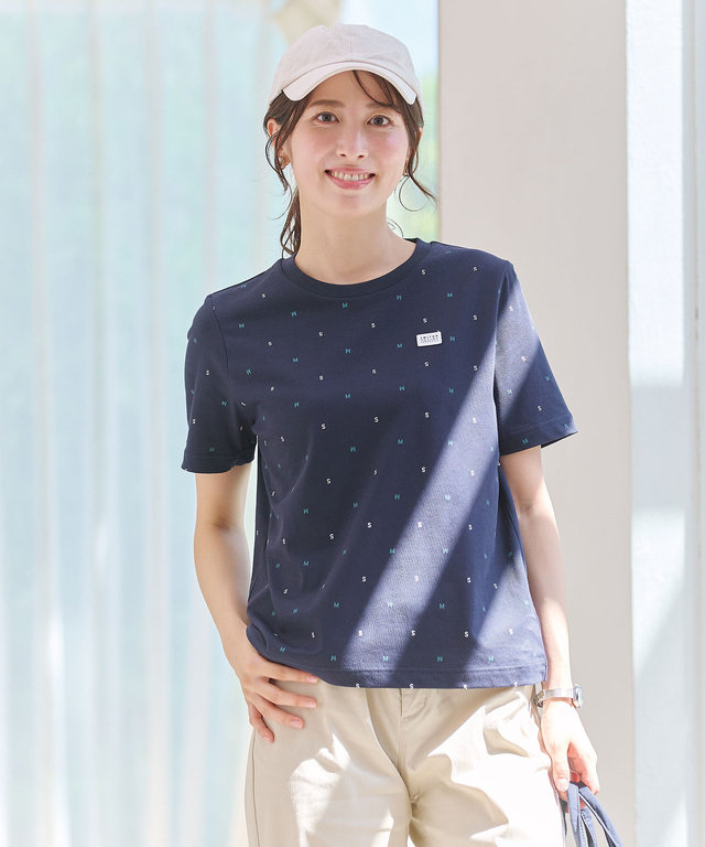 モチーフロゴ プリントTシャツ【吸汗速乾】