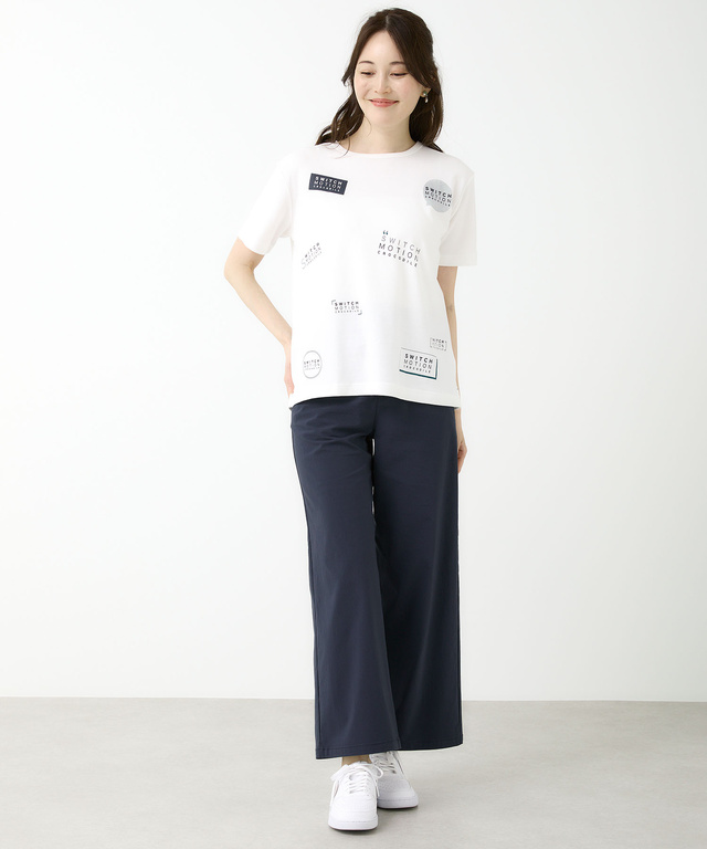 スムース ロゴ プリントTシャツ【接触冷感】