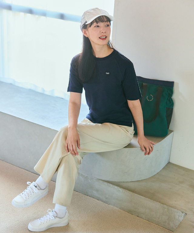 ラグランスリーブ カットソー【接触冷感】