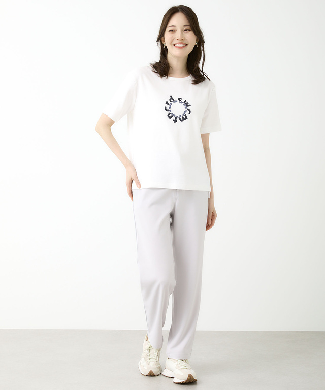スムース プリントモチーフ Tシャツ【接触冷感】