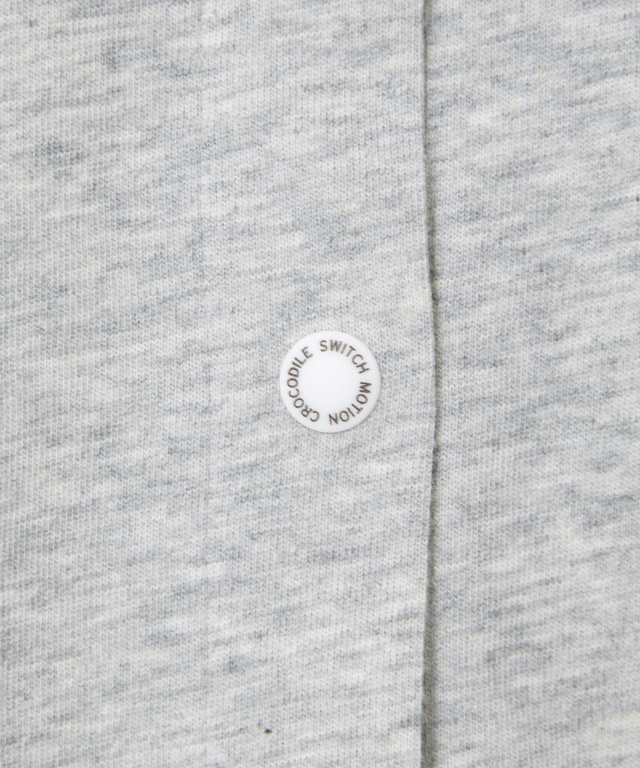 サテンテープ クルーネック カーディガン【吸汗速乾】