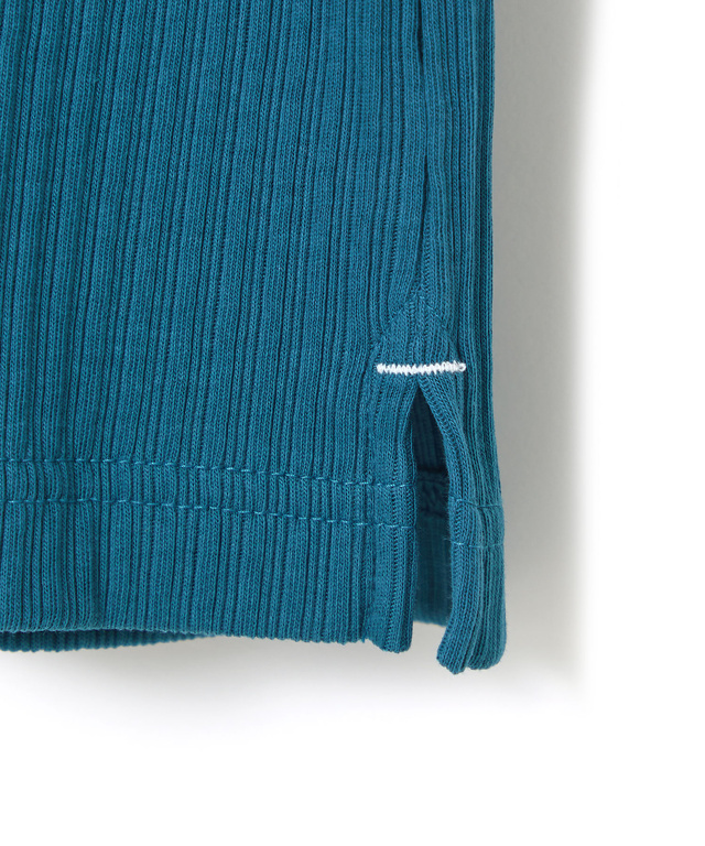 地柄 5分袖 カットソー