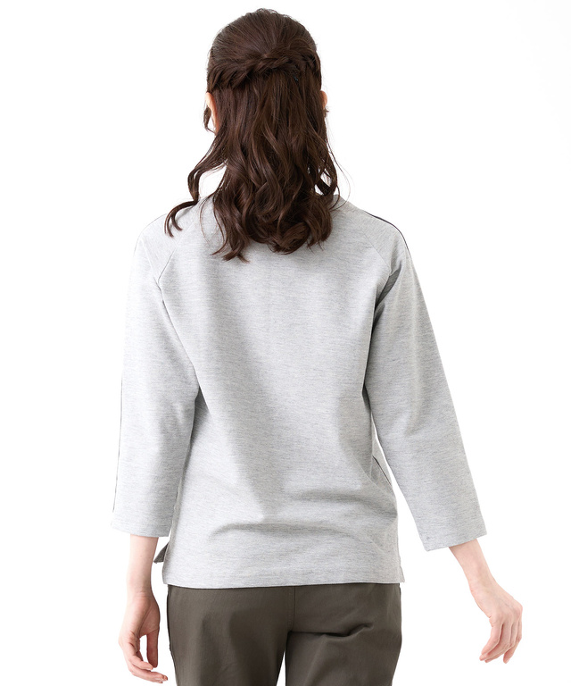 裏毛 七分袖 カットソー