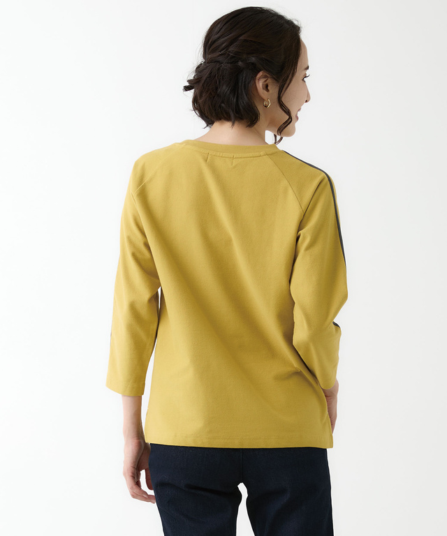 裏毛 七分袖 カットソー