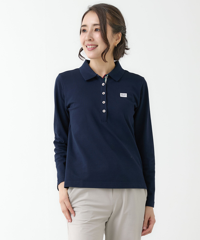 ピケ 配色デザイン ポロシャツ