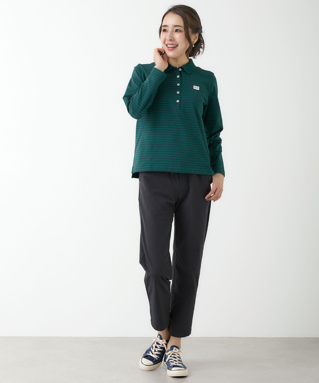 ピケ 配色デザイン ポロシャツ