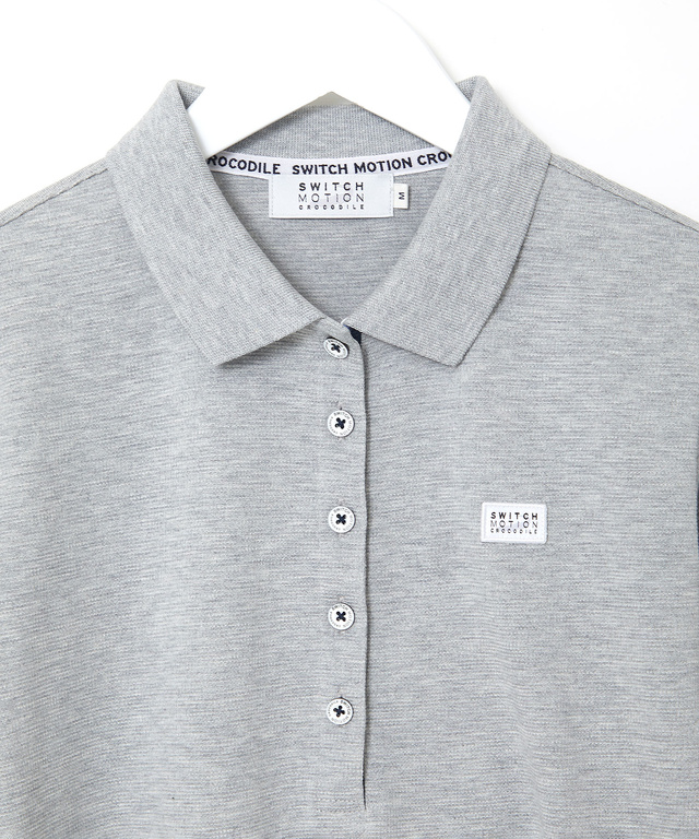 ピケ 配色デザイン ポロシャツ