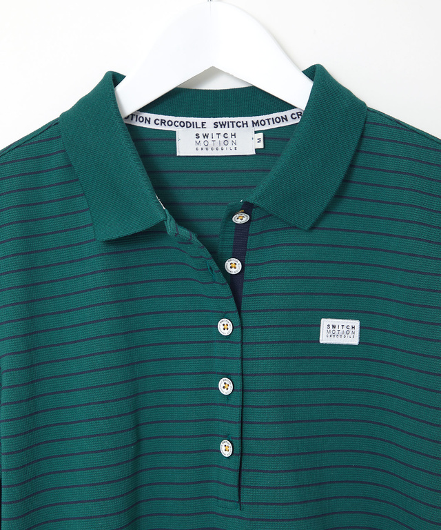 ピケ 配色デザイン ポロシャツ