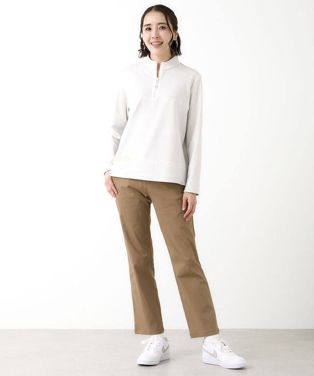 裏起毛 ロゴ プルオーバー