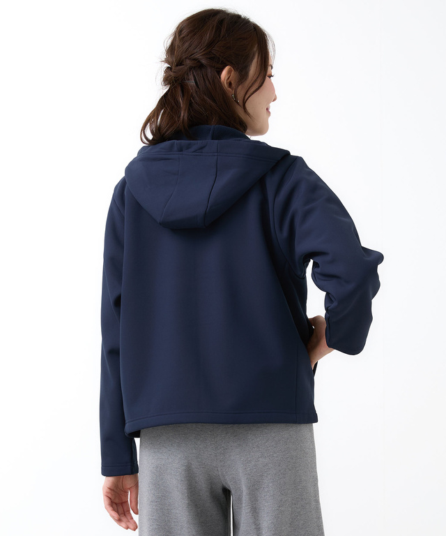 ジャージ素材 フルジップ パーカー