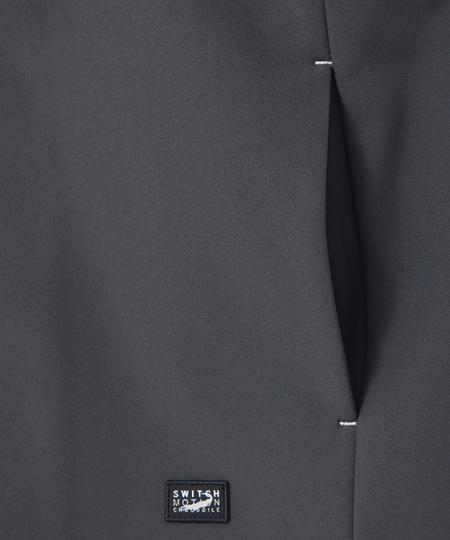 ジャージ素材 フルジップ パーカー