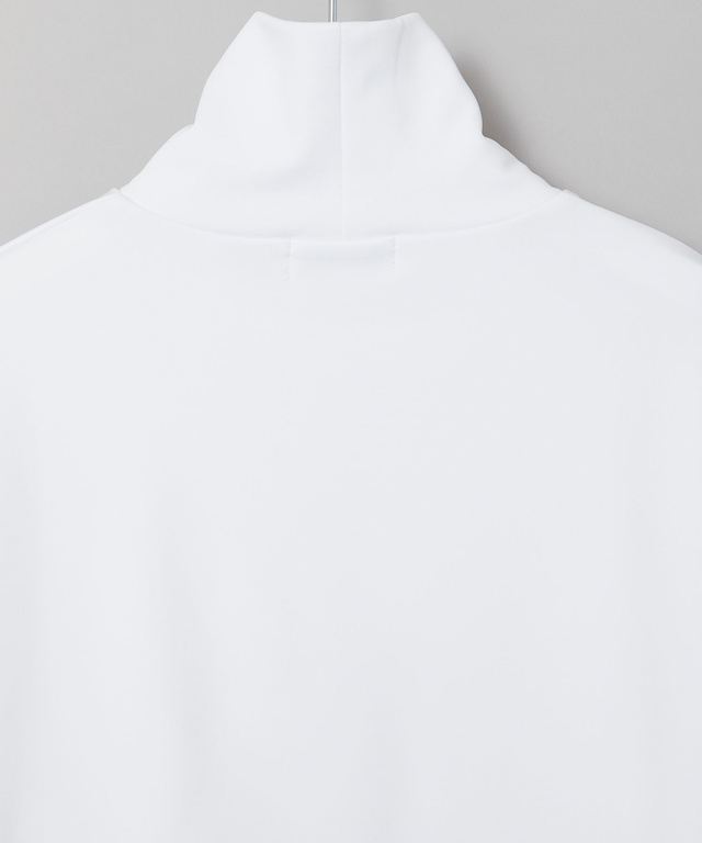 裏起毛 アーガイル ハイネックカットソー