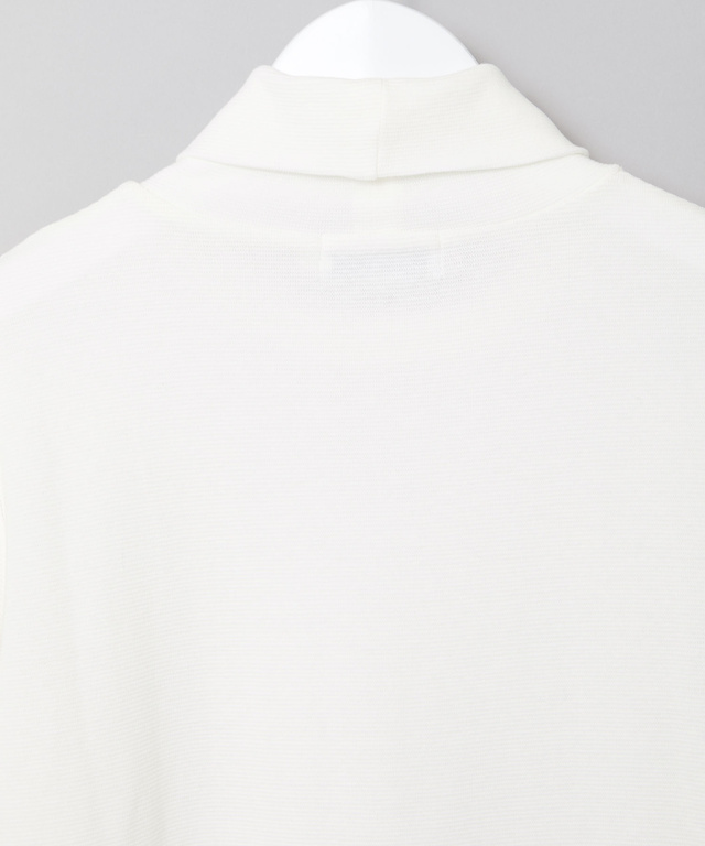 リブ タートルネック カットソー