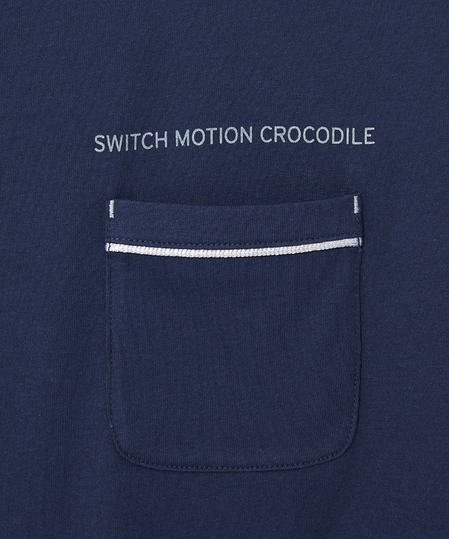 プレート 天竺 ポケットデザイン カットソー