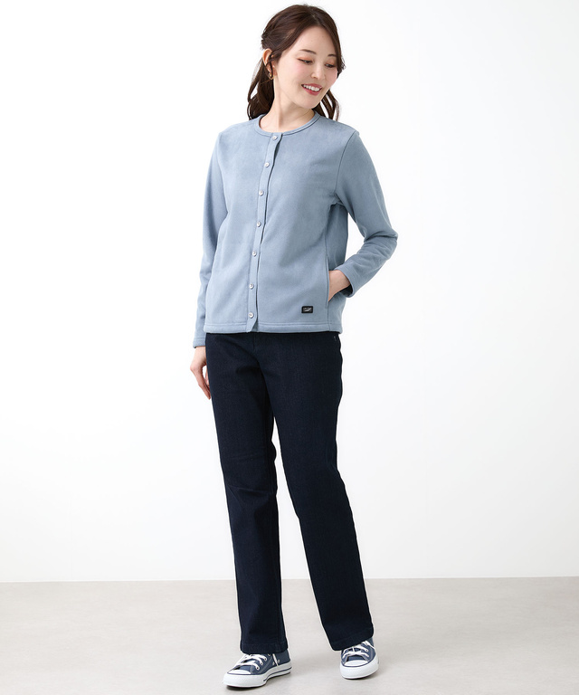 微起毛 カット カーディガン