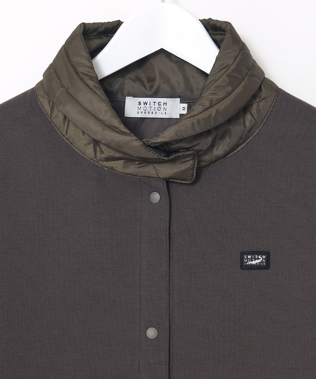 鹿の子 ドッキング キルトジャケット