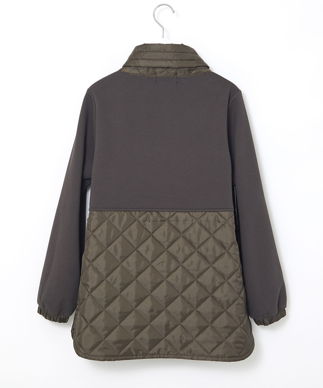 鹿の子 ドッキング キルトジャケット