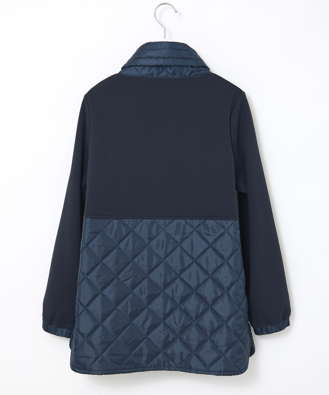 鹿の子 ドッキング キルトジャケット