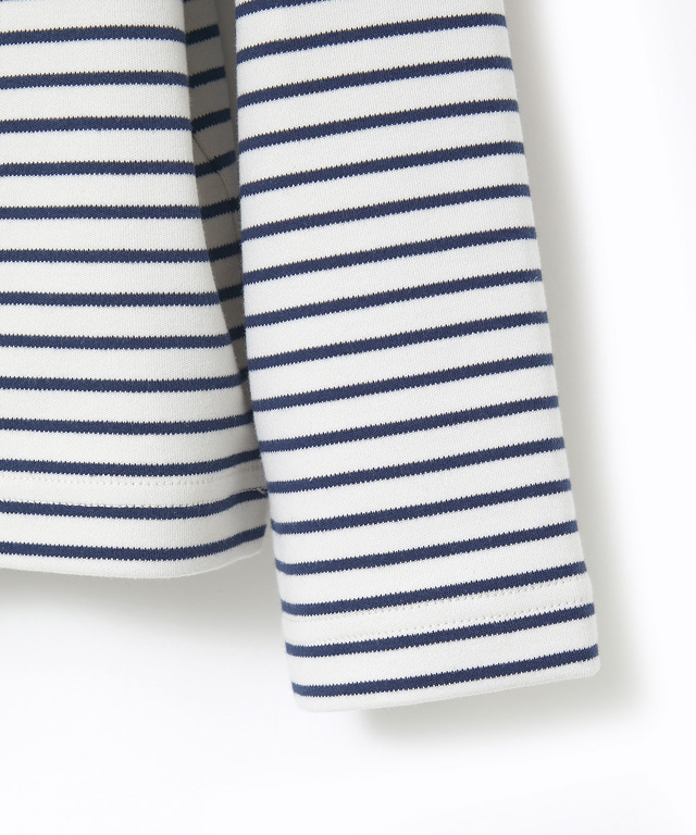 スムース ボーダー ロングTシャツ 