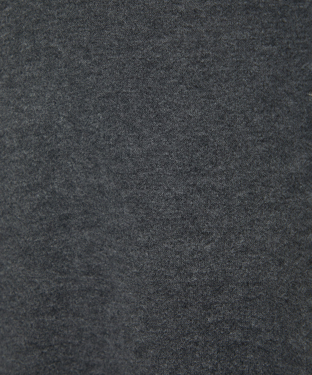 リブボーダー ハイネック カットソー