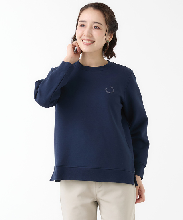 鹿の子 クルーネック トレーナー