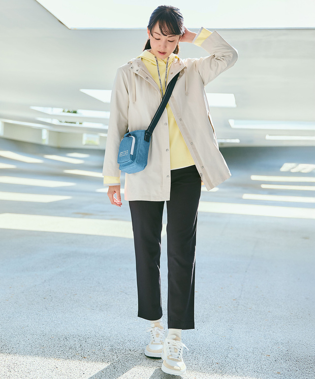 ストレッチポンチ プルオーバーパーカー