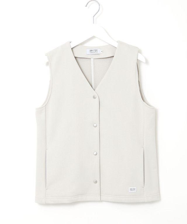 裏毛 微起毛 カットベスト