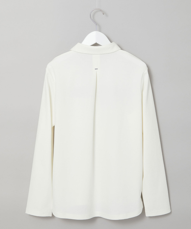 ストレッチポンチ 襟デザイン カットソー