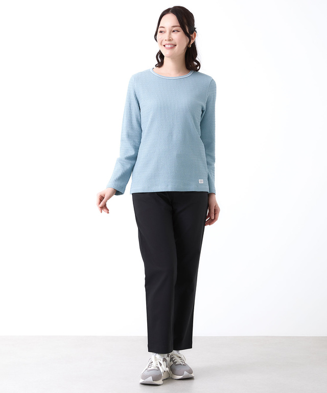 ケーブルジャカード クルーネック カットソー