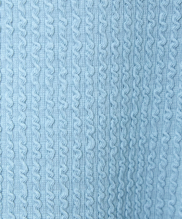 ケーブルジャカード クルーネック カットソー