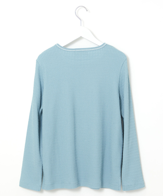 ケーブルジャカード クルーネック カットソー