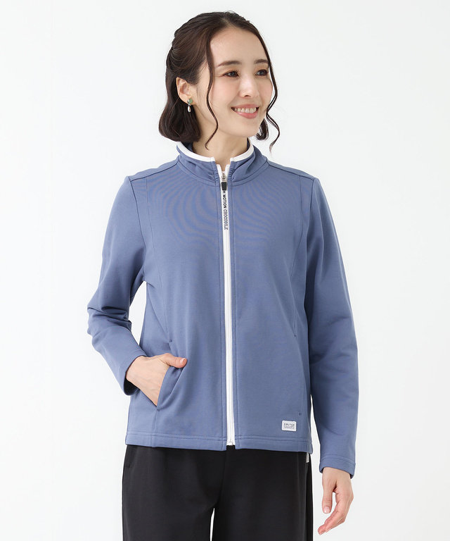 裏毛 フード付き ロゴジップ パーカー