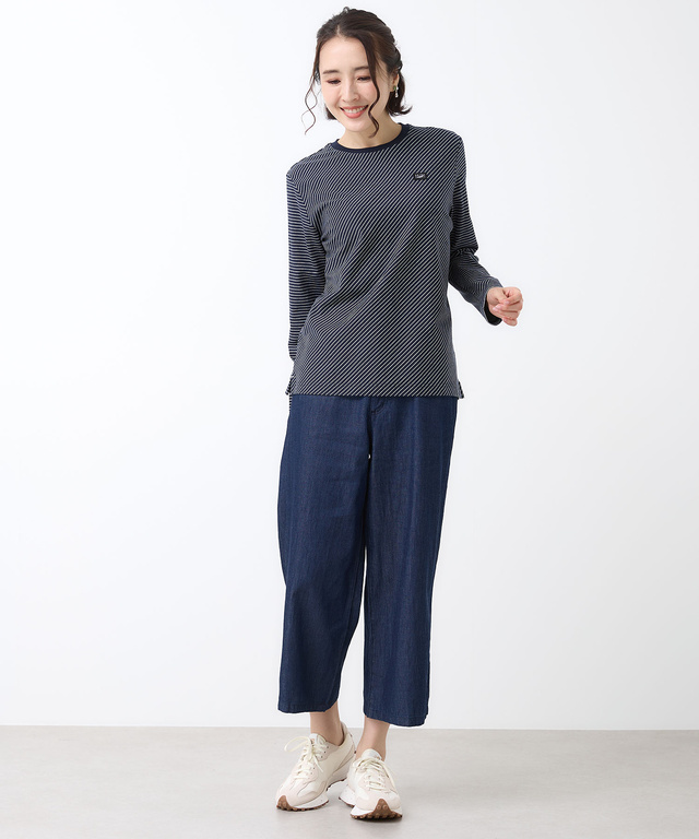 天竺 バイヤスボーダー 長袖Tシャツ