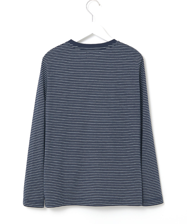 天竺 バイヤスボーダー 長袖Tシャツ