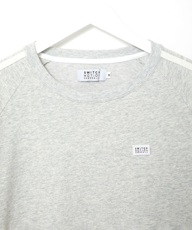 プレーティング天竺 テープライン Tシャツ【吸汗速乾】