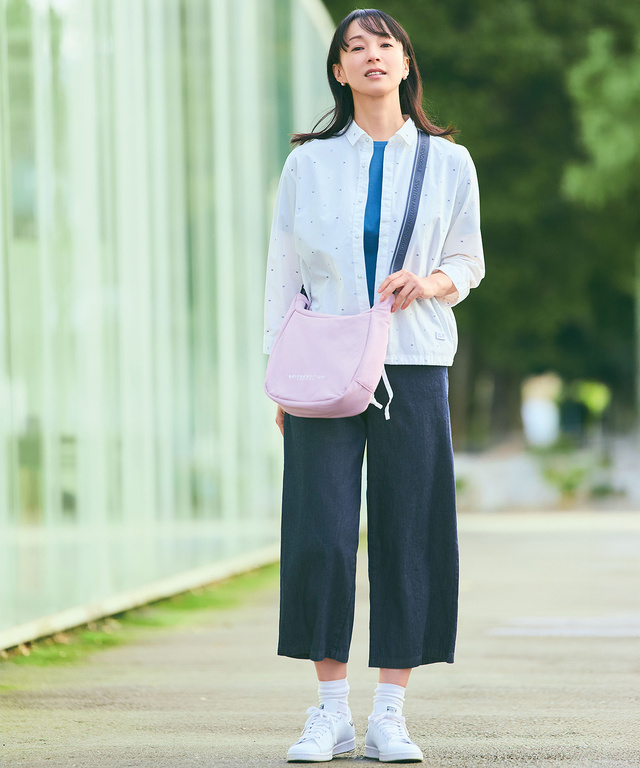 プレーティング天竺 ドルマンスリーブ Tシャツ【接触冷感】