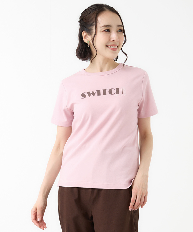 スムース ロゴプリント Tシャツ