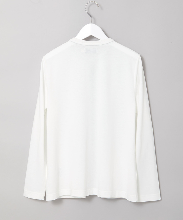 スノーコットン クルーネック カーディガン【接触冷感】