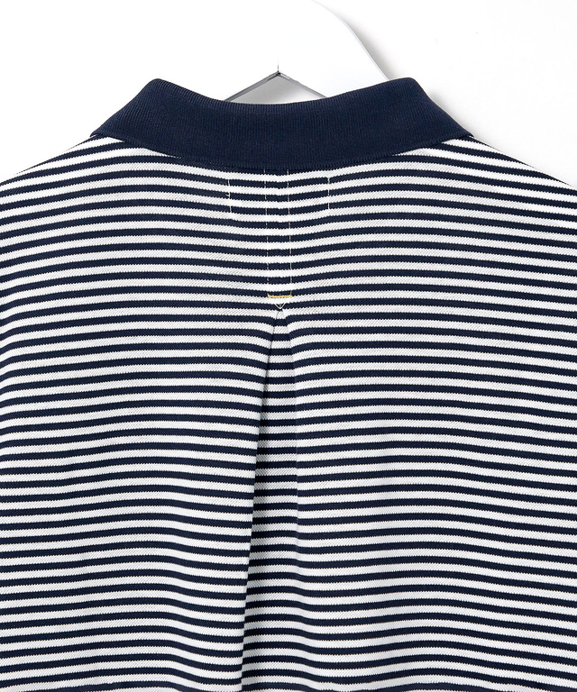 スノーコットン 鹿の子 七分袖 ポロシャツ【接触冷感】