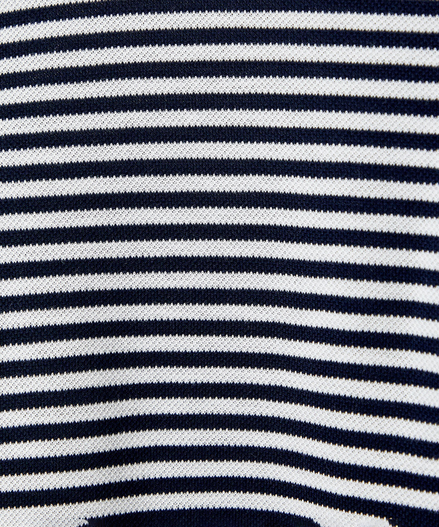 スノーコットン 鹿の子 七分袖 ポロシャツ【接触冷感】