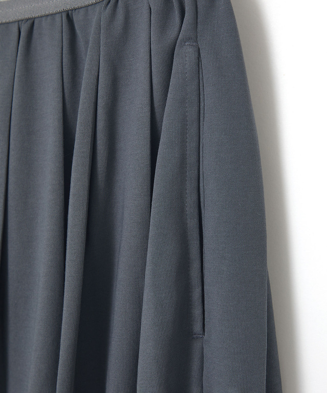 プレーティング天竺 プリーツ スカート【接触冷感】