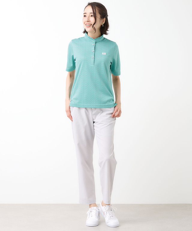 ジャカード デジタルロゴ カットソー