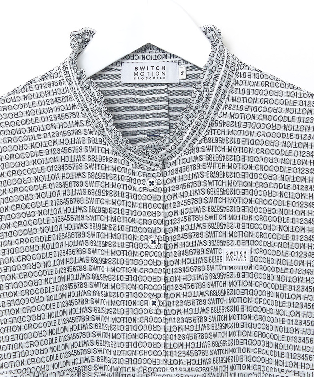 ジャカード デジタルロゴ カットソー