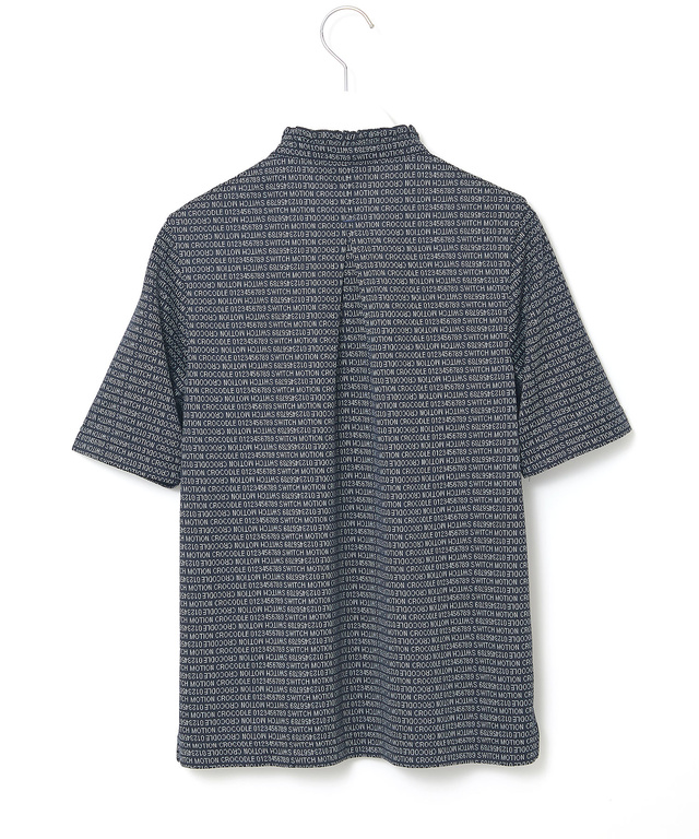 ジャカード デジタルロゴ カットソー