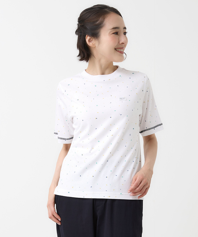 スムース スプレープリント Tシャツ