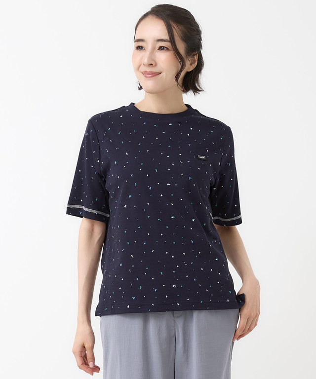 スムース スプレープリント Tシャツ