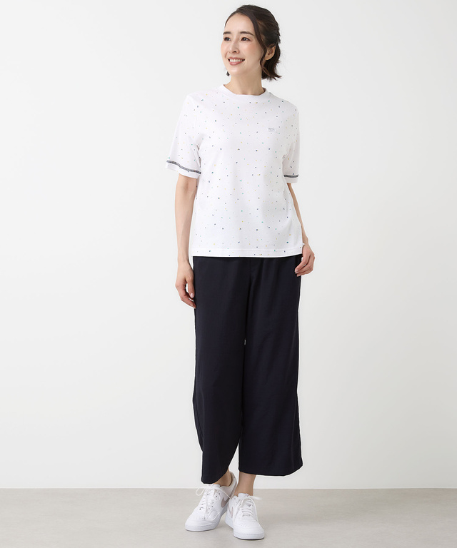スムース スプレープリント Tシャツ