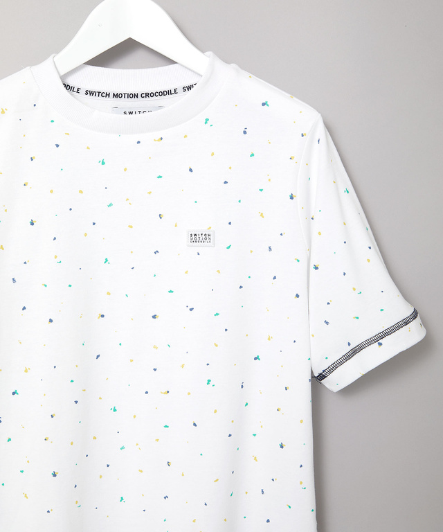 スムース スプレープリント Tシャツ