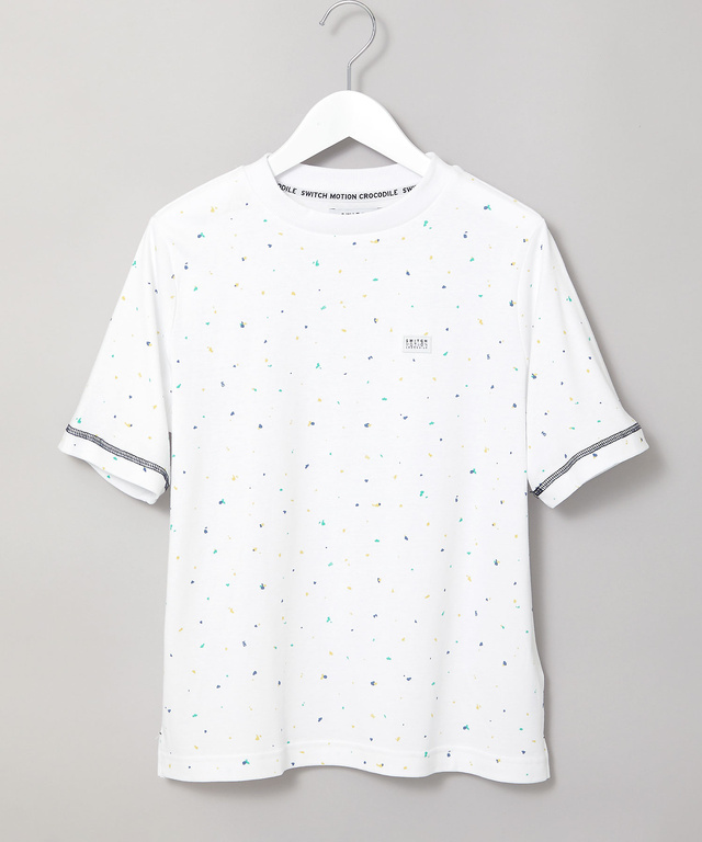 スムース スプレープリント Tシャツ